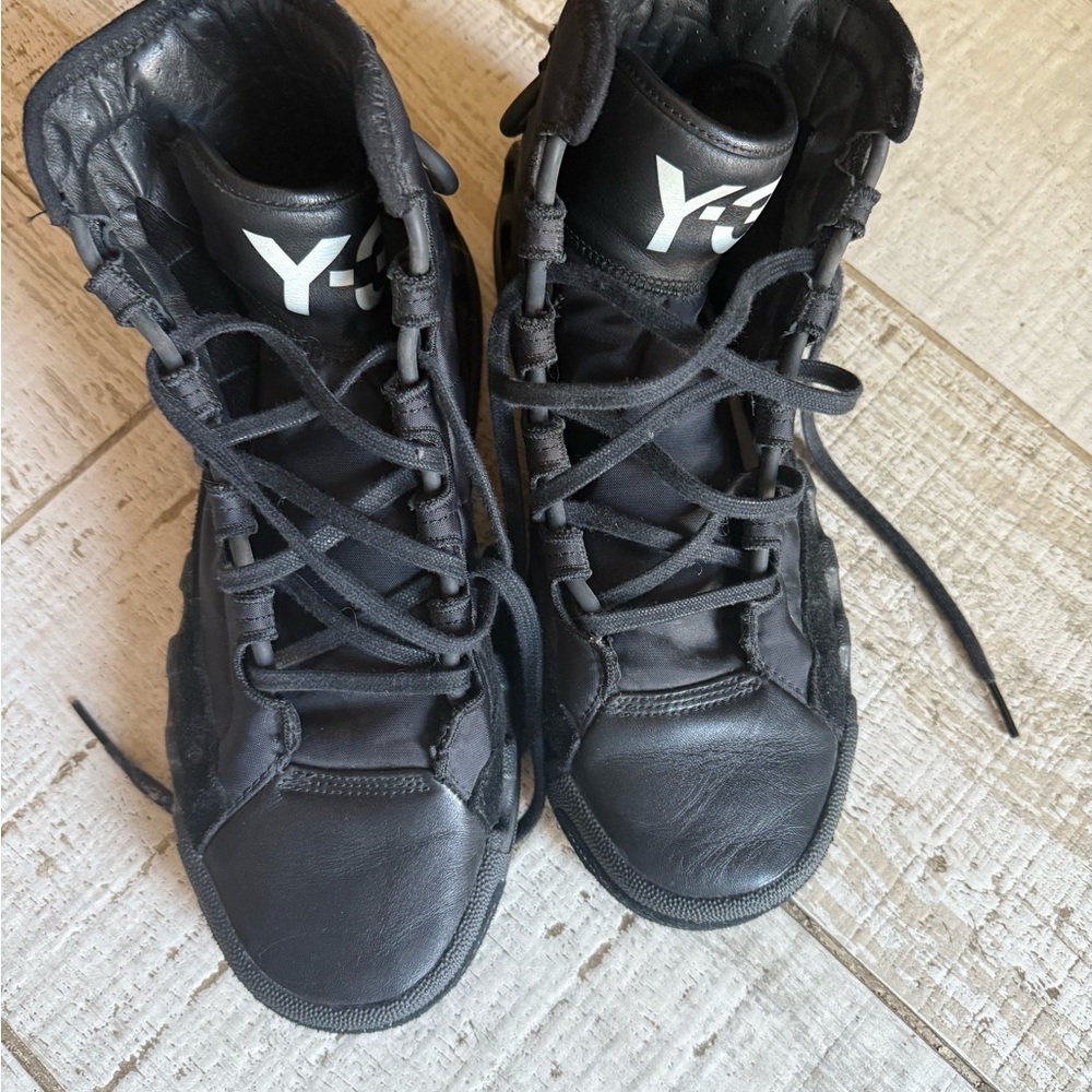 Y-3 Black High-Top Sneakers